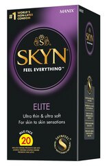 Kondomit Skyn ​​Elite, 20 kpl hinta ja tiedot | Kondomit | hobbyhall.fi