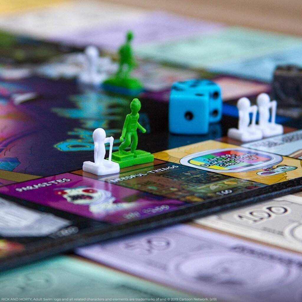 MONOPOLY RICK & MORTY -lautapeli (englanniksi) hinta ja tiedot | Lautapelit ja älypelit | hobbyhall.fi