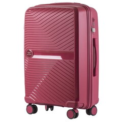 Keskimääräinen matkalaukku siivet dq181-05 3kpl kokoinen punainen hinta ja tiedot | Matkalaukut ja -kassit | hobbyhall.fi