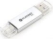 Flash-asema Platinet 32GB OTG USB 2.0 + microUSB hopea hinta ja tiedot | Muistitikut | hobbyhall.fi