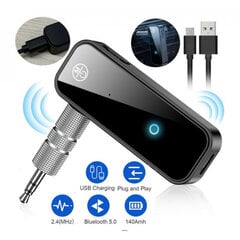 Bluetooth 5.0 -äänivastaanotin ja äänisovitin 3,5 mm AUX hinta ja tiedot | FM-lähettimet ja -sovittimet | hobbyhall.fi