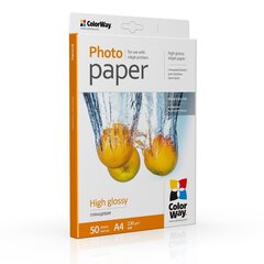 ColorWay High Glossy Photo Paper, 50 sheets, A4, 230 g hinta ja tiedot | Vihkot, muistikirjat ja paperit | hobbyhall.fi