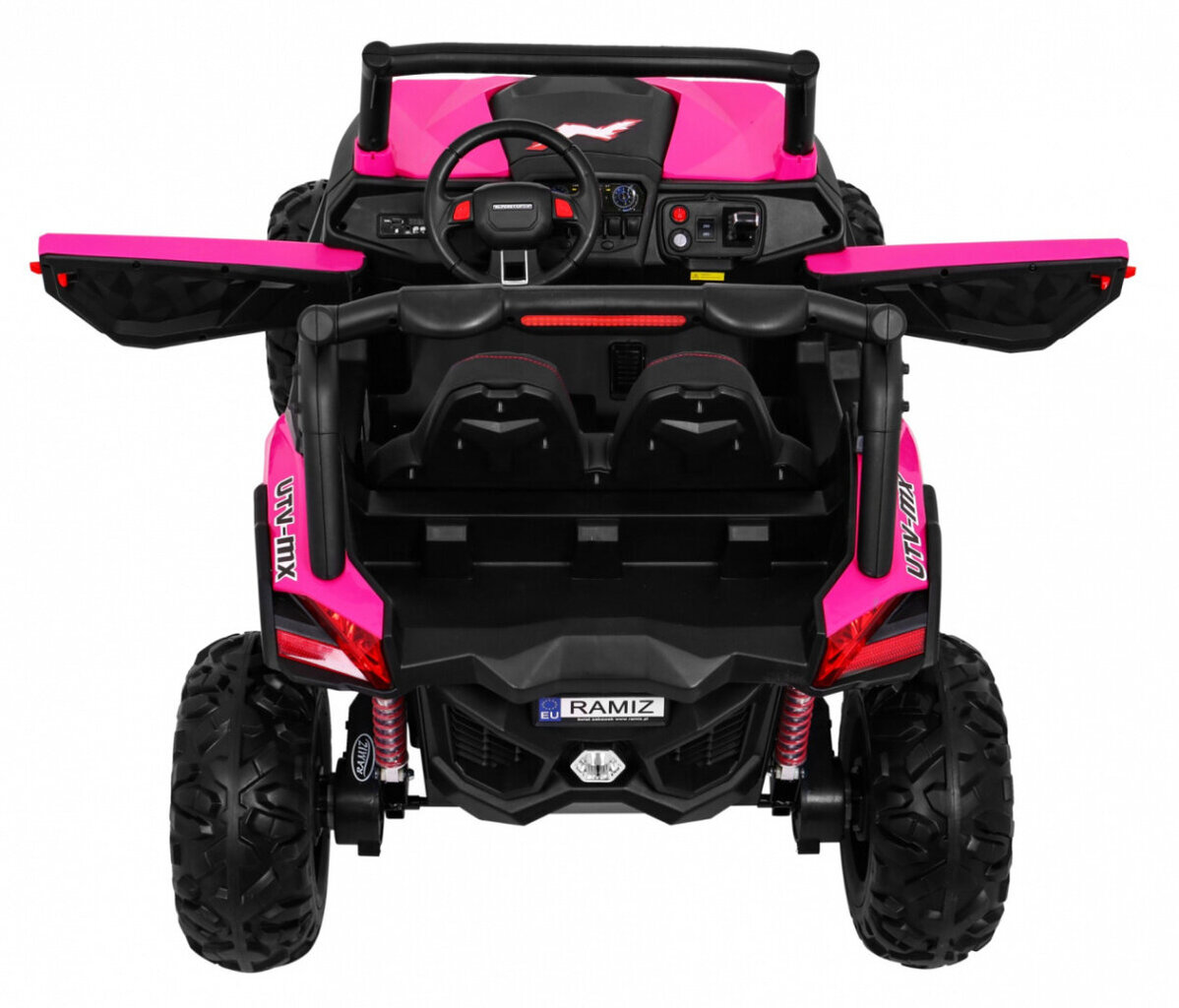 Sähköauto Buggy Super Star 4 x 4, vaaleanpunainen hinta ja tiedot | Lasten sähköautot | hobbyhall.fi