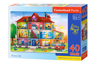 Castorland House Life -palapeli, 40 palaa hinta ja tiedot | Palapelit | hobbyhall.fi