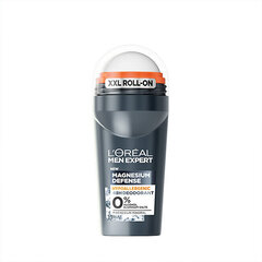 Hypoallergeeninen roll-on deodorantti Men Expert Magnesium Defense (Deo Roll-on) 50 ml hinta ja tiedot | L'Oréal Paris Hygieniatuotteet | hobbyhall.fi