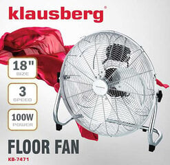 Tuuletin Klausberg 45cm KB-7471 hinta ja tiedot | Tuulettimet | hobbyhall.fi