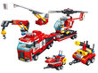 Paloautot rakennussarja, 646 osaa, punainen hinta ja tiedot | LEGOT ja rakennuslelut | hobbyhall.fi