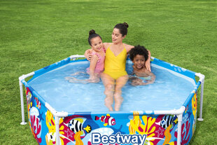 BESTWAY Splash-In-Shade-allas, jossa on katos, 183x51 cm hinta ja tiedot | Uima-altaat | hobbyhall.fi