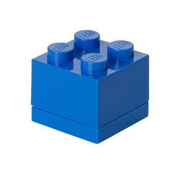 LEGO säilytyspalikka MINI 4 sininen hinta ja tiedot | Säilytyslaatikot ja -korit | hobbyhall.fi