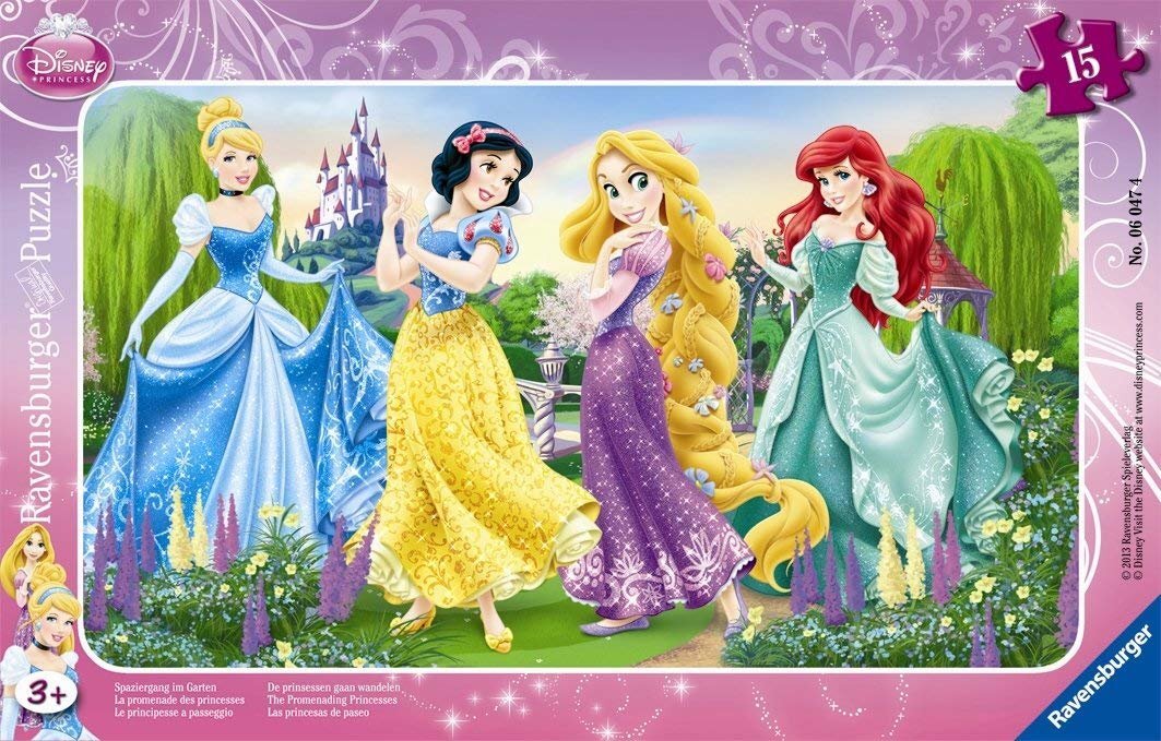 Ravensburger palapeli 15 kpl Käveleviä prinsessoja hinta ja tiedot | Palapelit | hobbyhall.fi