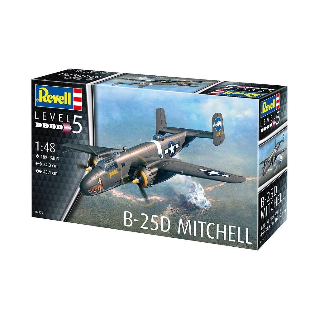 Revellin liimattava malli B-25C/D Mitchell 1:48 hinta ja tiedot | LEGOT ja rakennuslelut | hobbyhall.fi