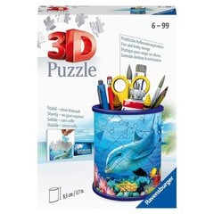 Ravensburger 3D palapeli kynäkuppi Vedenalainen maailma hinta ja tiedot | Palapelit | hobbyhall.fi