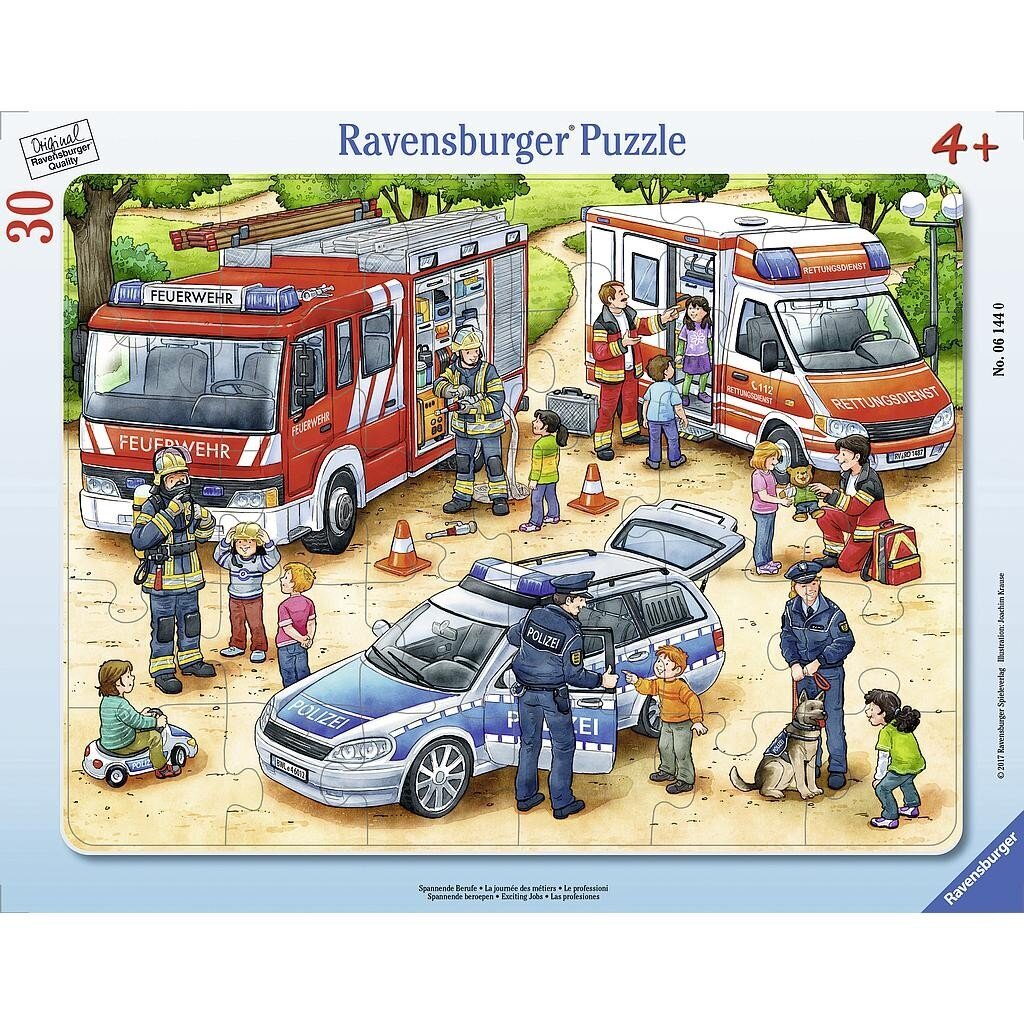 Ravensburger palapeli 30 kpl Erikoisammatteja hinta ja tiedot | Palapelit | hobbyhall.fi