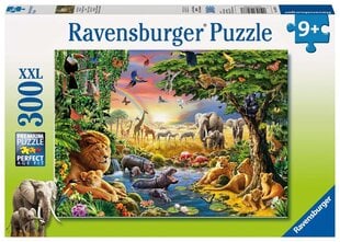 Ravensburger palapeli 300 palaa Ilta järven rannalla hinta ja tiedot | Palapelit | hobbyhall.fi