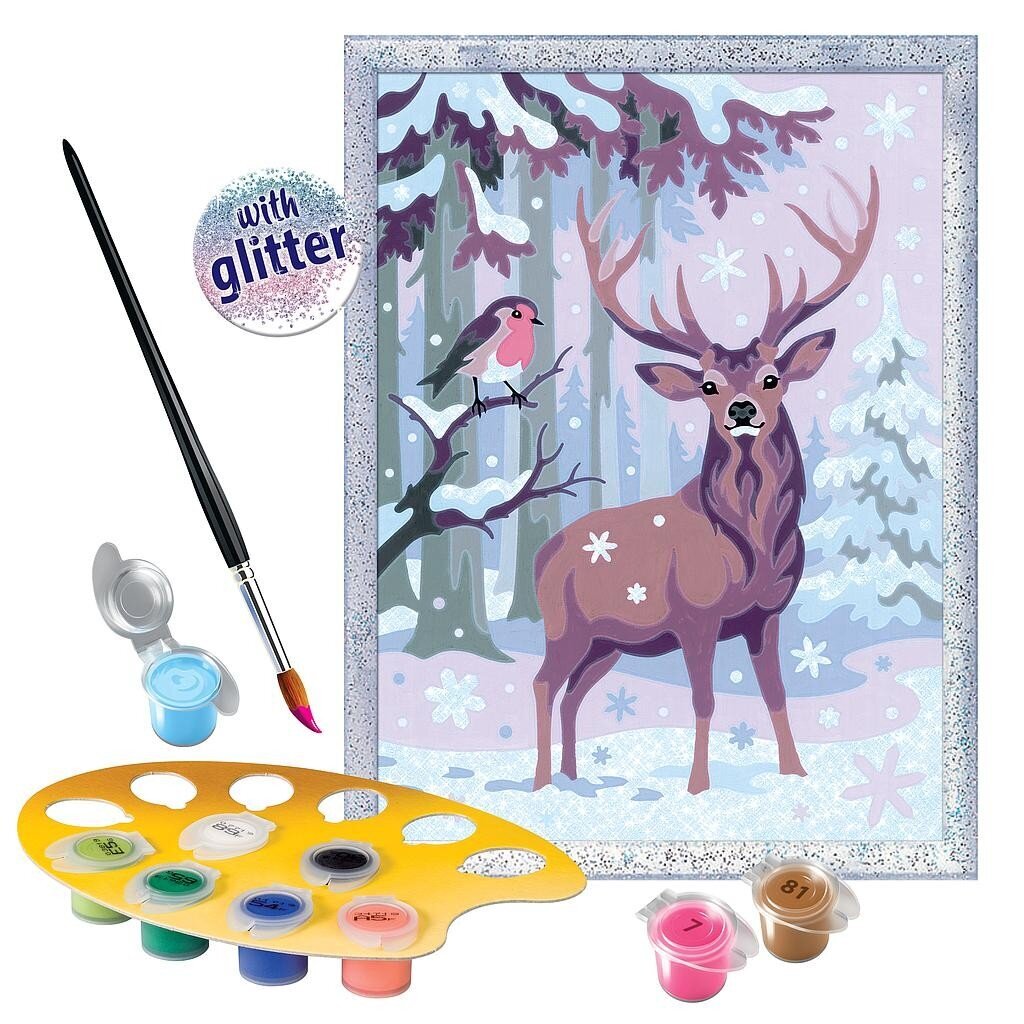 Numeromaalaus Proud Deer Ravensburger Paint hinta ja tiedot | Maalaa numeroiden mukaan | hobbyhall.fi