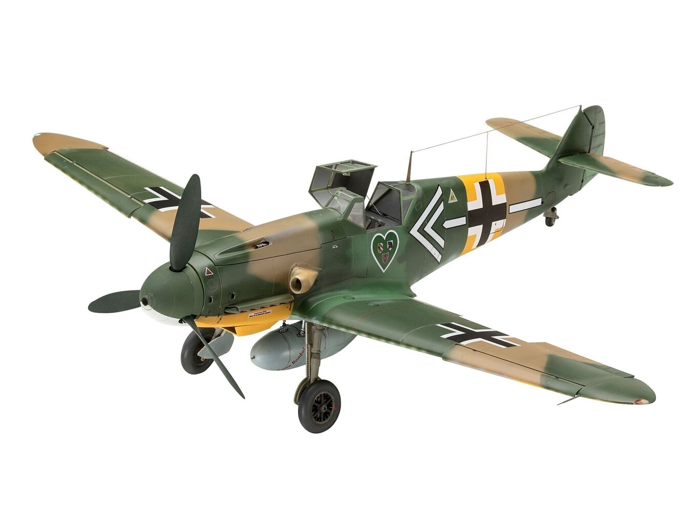 Revell liimamalli Messerschmitt Bf109G-2/4 1:32 hinta ja tiedot | LEGOT ja rakennuslelut | hobbyhall.fi