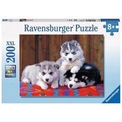 Ravensburger palapeli 200 kpl Huskyt hinta ja tiedot | Palapelit | hobbyhall.fi