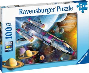 Ravensburger palapeli 100 kpl Tehtävä avaruudessa hinta ja tiedot | Palapelit | hobbyhall.fi