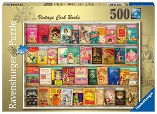 Ravensburger palapeli 500 kpl Vanhoja keittokirjoja hinta ja tiedot | Palapelit | hobbyhall.fi