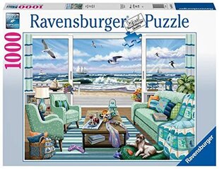 Ravensburger palapeli 1000 palaa Rantanäkymä hinta ja tiedot | Palapelit | hobbyhall.fi