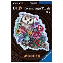 Ravensburger puinen palapeli 150 kpl Salaperäinen pöllö hinta ja tiedot | Palapelit | hobbyhall.fi