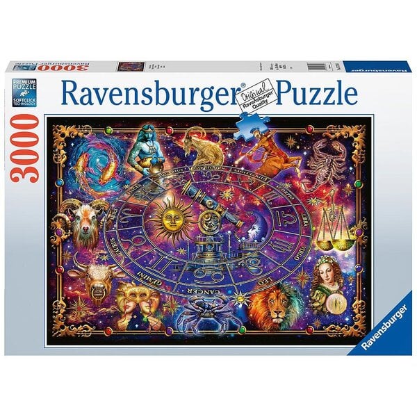 Ravensburger palapeli 3000 kpl Horoskooppimerkkejä