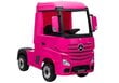 Mercedes Actros 4x4, yksipaikkainen sähköauto, vaaleanpunainen hinta ja tiedot | Lasten sähköautot | hobbyhall.fi
