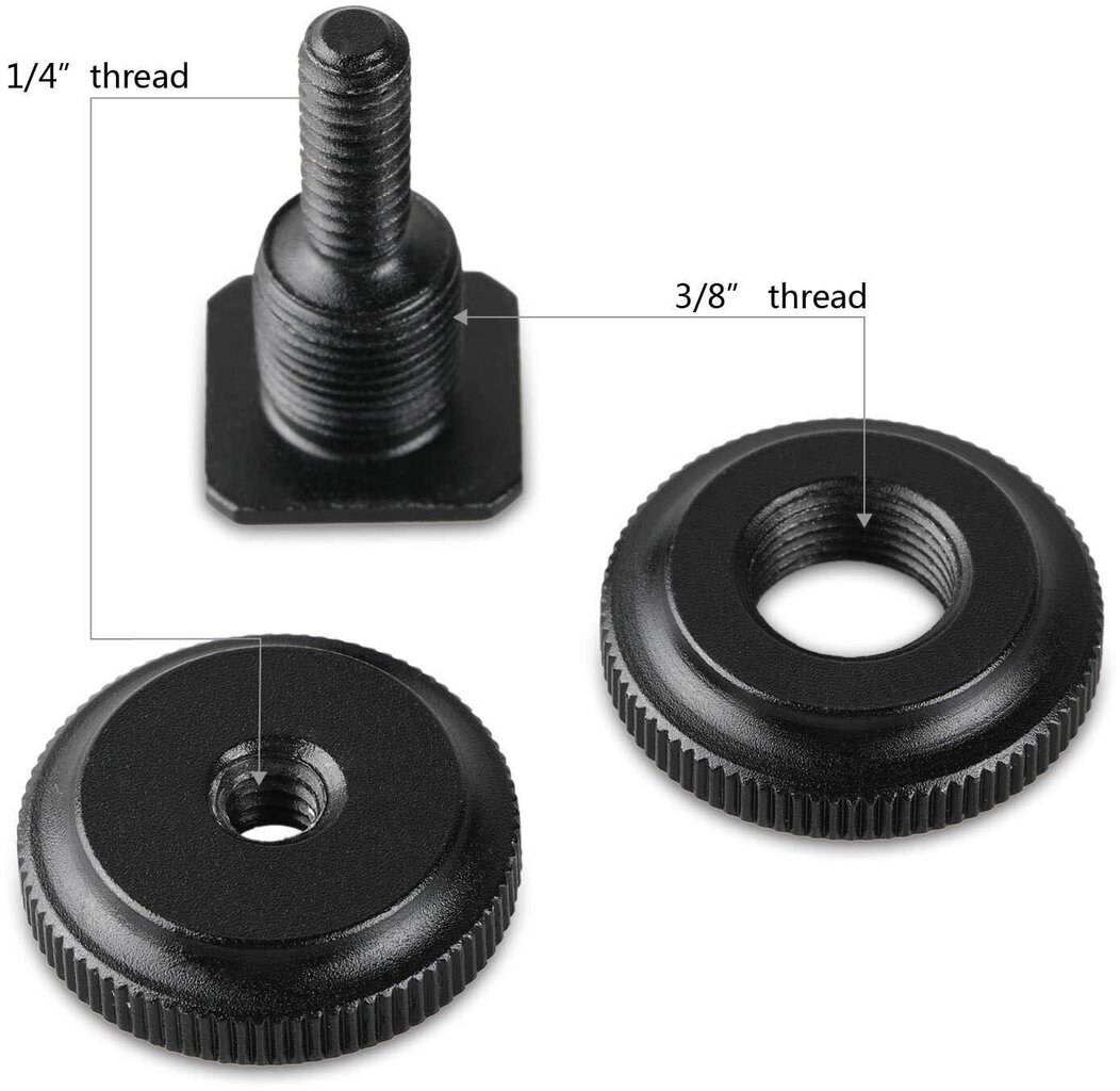 SmallRig-adapteri 3/8"-1/4" 2kpl (1631) hinta ja tiedot | Kamerajalustat | hobbyhall.fi