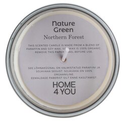 Tuoksukynttilä lasissa Nature Green K9,5cm, Northern Forest hinta ja tiedot | Kynttilät ja kynttilänjalat | hobbyhall.fi