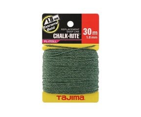 Vaihtoköysi Chalk-Rite Tajima Duralle 1,8mm x 30m hinta ja tiedot | Käsityökalut | hobbyhall.fi