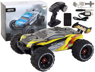 Kauko-ohjattava 4WD-kilpa-auto, keltainen hinta ja tiedot | Poikien lelut | hobbyhall.fi