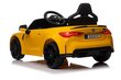 BMW M4 yksipaikkainen sähköauto, keltainen hinta ja tiedot | Lasten sähköautot | hobbyhall.fi