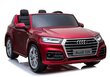 Audi Q5 sähköinen kaksipaikkainen auto lapsille, punainen hinta ja tiedot | Lasten sähköautot | hobbyhall.fi