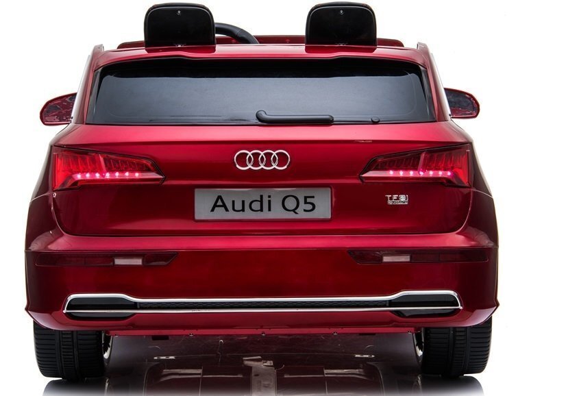 Audi Q5 sähköinen kaksipaikkainen auto lapsille, punainen hinta ja tiedot | Lasten sähköautot | hobbyhall.fi