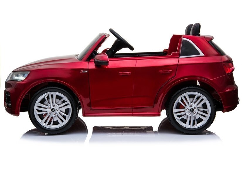 Audi Q5 sähköinen kaksipaikkainen auto lapsille, punainen hinta ja tiedot | Lasten sähköautot | hobbyhall.fi