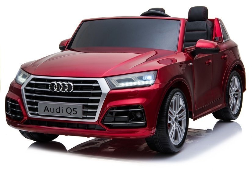 Audi Q5 sähköinen kaksipaikkainen auto lapsille, punainen hinta ja tiedot | Lasten sähköautot | hobbyhall.fi