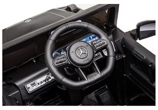 Mercedes G63 yksipaikkainen sähköauto lapsille, musta hinta ja tiedot | Lasten sähköautot | hobbyhall.fi
