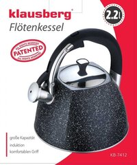 Klausberg vedenkeitin, 2,2L hinta ja tiedot | Kahvipannut ja teekannut | hobbyhall.fi