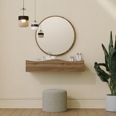 Sivupöytä Asir, 82x15x30 cm, ruskea hinta ja tiedot | Peilipöydät | hobbyhall.fi