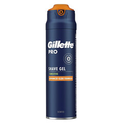 Parranajogeeli Gillette Pro Sensitive, 200 ml hinta ja tiedot | Parranajo ja karvanpoisto | hobbyhall.fi