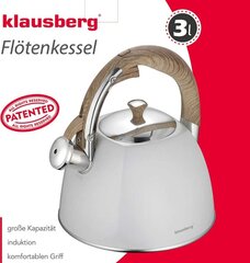 Klausberg vedenkeitin, 3L hinta ja tiedot | Kahvipannut ja teekannut | hobbyhall.fi