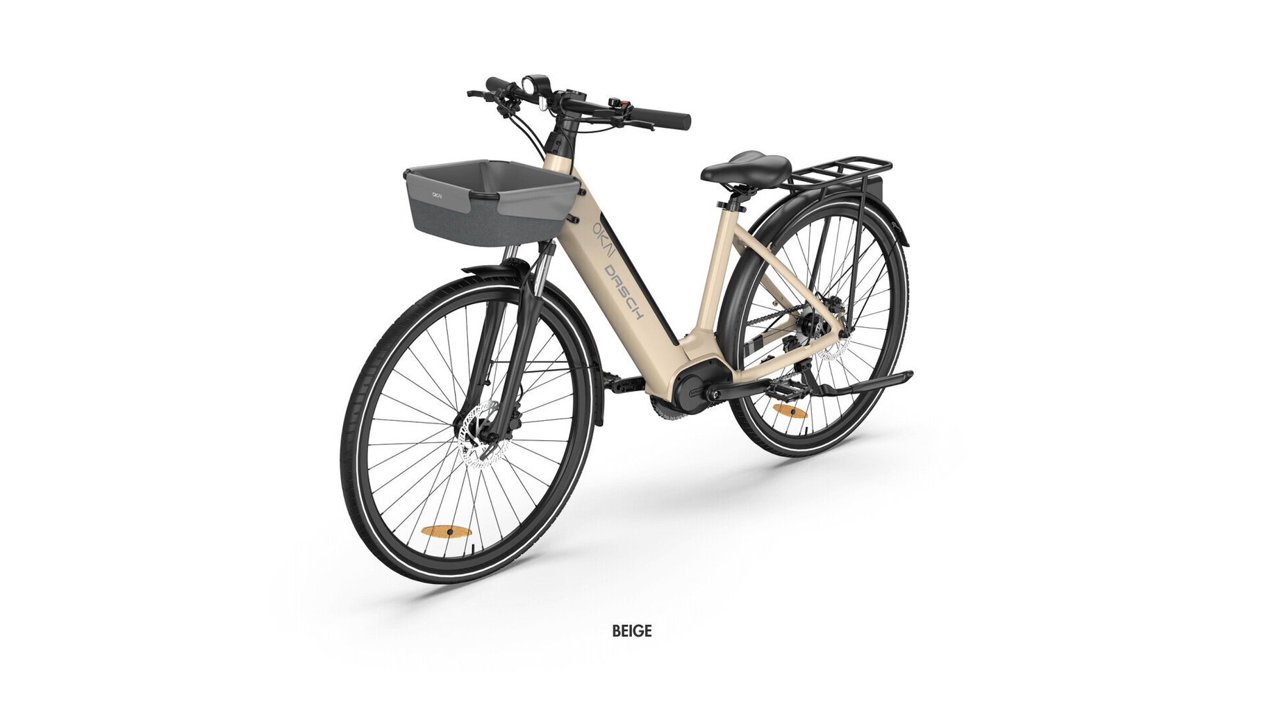 Sähköpyörä Dasch Okay EB10, 28", beige, 250W, 14,4Ah hinta ja tiedot | Sähköpyörät | hobbyhall.fi