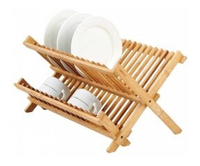 Bambuinen astiankuivausteline hinta ja tiedot | Keittiövälineet | hobbyhall.fi