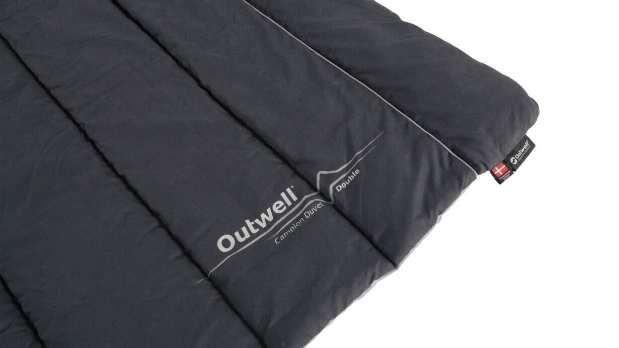 Makuupussi Outwell Campion Duvet Double, 220x200 cm, harmaa hinta ja tiedot | Makuupussit | hobbyhall.fi