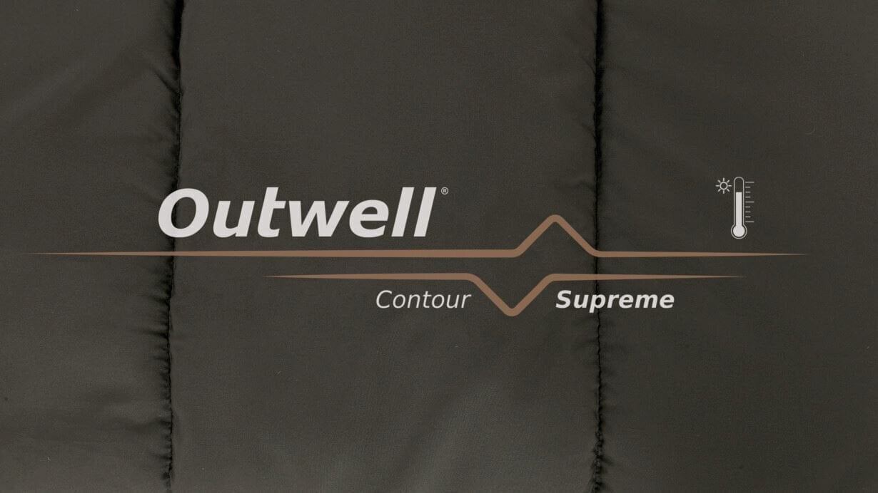 Makuupussi Outwell Contour Supreme, 220x85 cm, ruskea hinta ja tiedot | Makuupussit | hobbyhall.fi