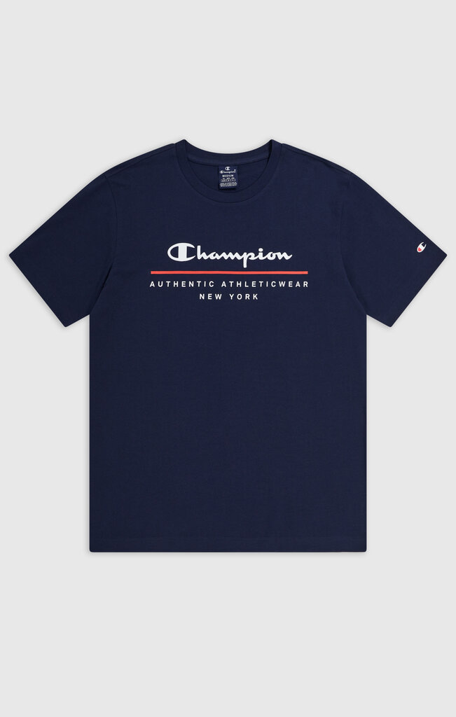 Champion miesten t-paita, tummansininen hinta ja tiedot | Miesten T-paidat | hobbyhall.fi