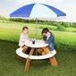 AXI puinen monikäyttöinen piknik-pöytä hinta ja tiedot | Puutarhakalusteet | hobbyhall.fi