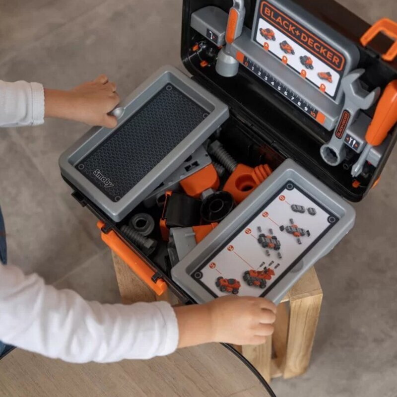 Smoby Black & Decker -työkalulaukku hinta ja tiedot | Poikien lelut | hobbyhall.fi