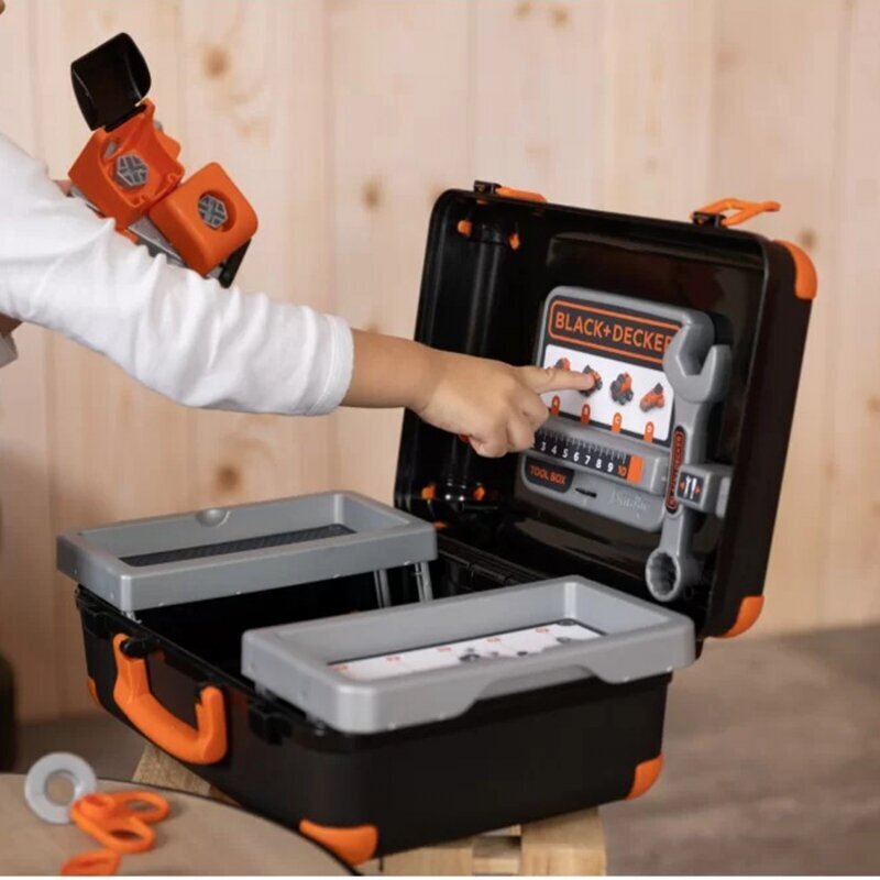 Smoby Black & Decker -työkalulaukku hinta ja tiedot | Poikien lelut | hobbyhall.fi