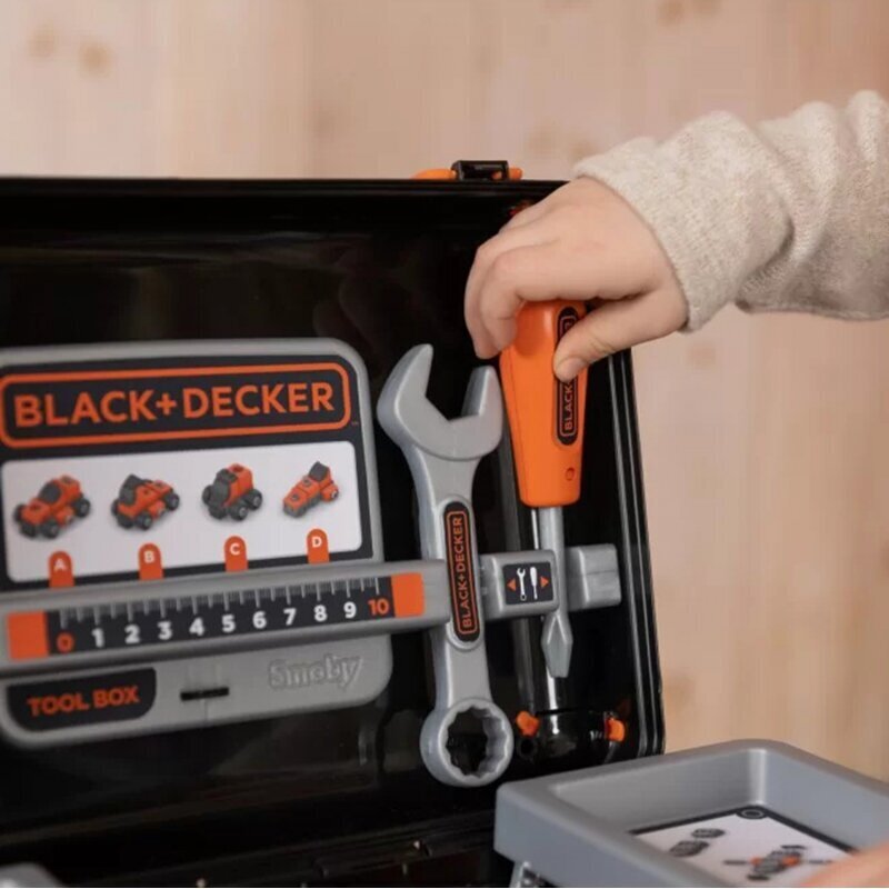 Smoby Black & Decker -työkalulaukku hinta ja tiedot | Poikien lelut | hobbyhall.fi